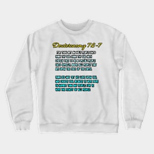 Deuteronomy 7:6-7 Crewneck Sweatshirt